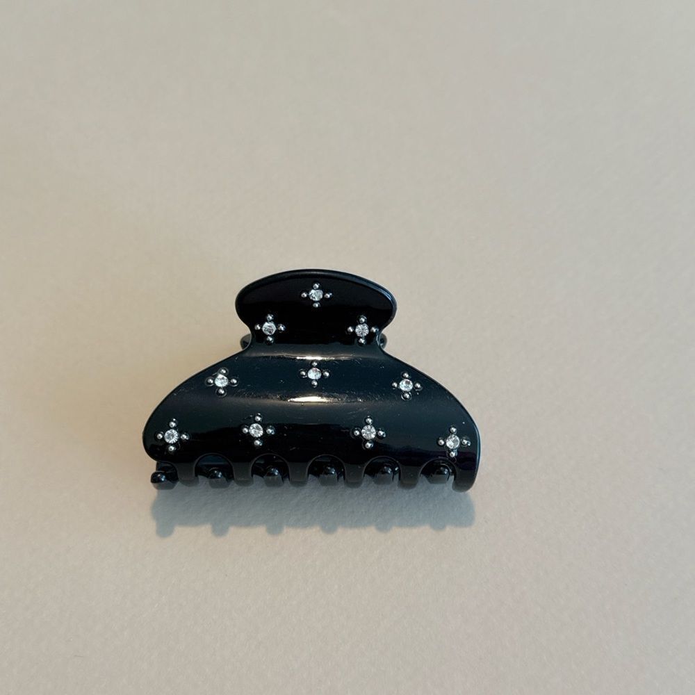 Black Hair Claw Clip N1504 - Picture 3 of 4